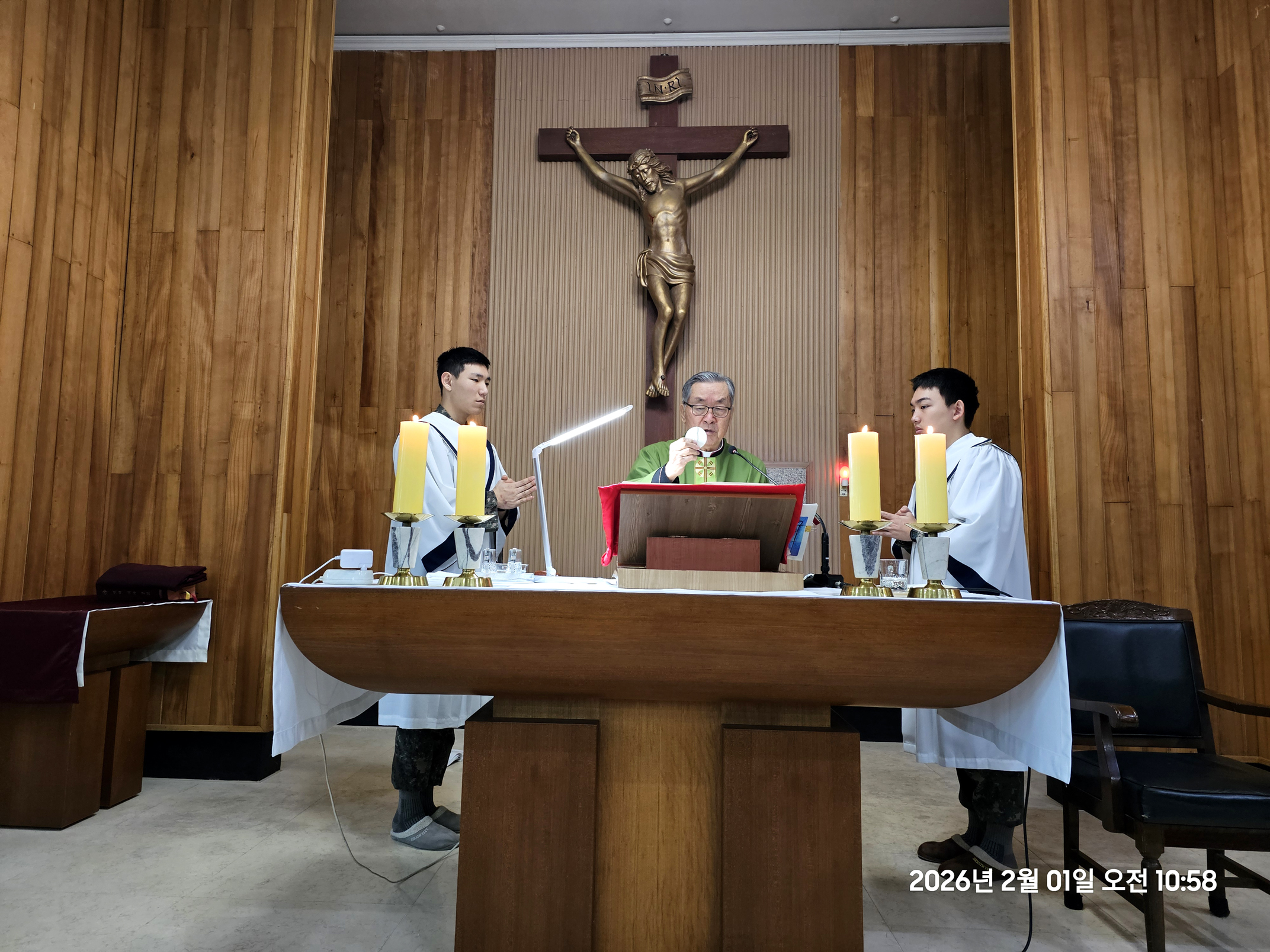 국가와 교회의 전 세계적인 위기극복 민군 합동 주일미사를 마치고!(2026.02.01. 오전 10시 주일 미사)