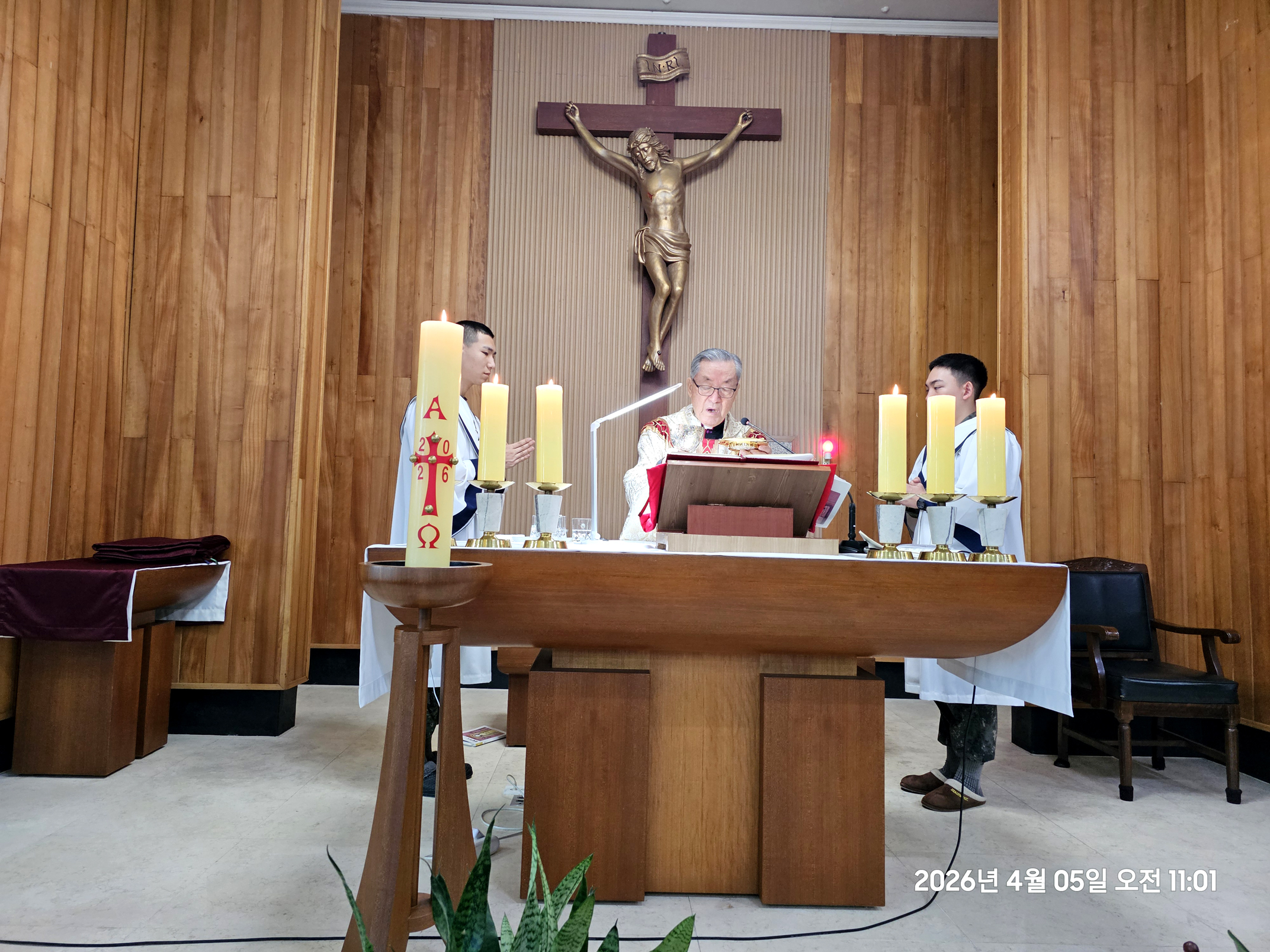 곡수성당, 부활대축일 미사(오전 10시, 2026.04.05 / 04.12 주일미사)