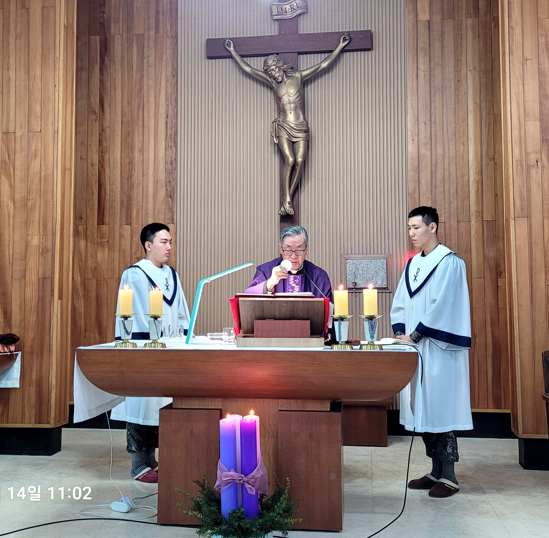 국가와 교회의 전 세계적인 위기극복 민군 합동 주일미사를 마치고!(2025.12.14. 오전 10시 주일 미사)